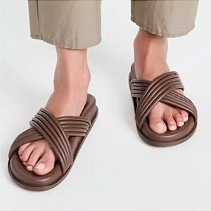 Anine Bing Ipanema Sandals Slip On Slides Scandi Girl